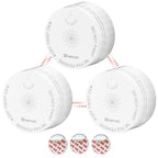 Detectores CO HEIMAN, Detector CO Interconectado a Pilas, Certificado UL 2034 5th, Alarma CO Inalámbrica Pequeña Mini para Hogar Alquiler Apartamento/C1-R 1 Paquete