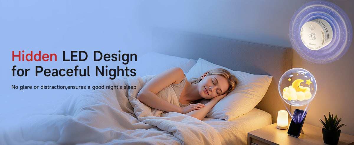 HEIMAN S1-M Matter smart smoke detector with hidden LED indicator for peaceful sleep