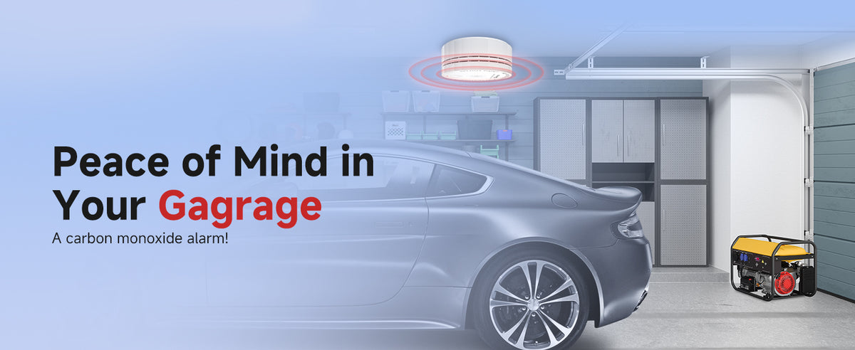 Heiman C1-W carbon monoxide alarm for garage safety