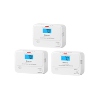 Heiman 735ESY Carbon Monoxide Detectors, Digital Display Low-Level CO Alarm 3 Pack