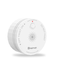 Heiman Matter Smoke Detectors S1-S,Smart Photoelectric Fire Alarm,UL217-10th Certified,Battery Powered,Home Assistant, Mini Portable for Home Travel