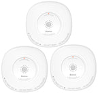 Heiman Smoke Detector 10-Year Sealed Battery Powered, UL 217 10th Certified, Photoelectric Smoke Alarm, LED Status Lights/85 dB Alarm/Test Silence Button, Fire Alarm for Home Hotel Rental Apartment 636PHS