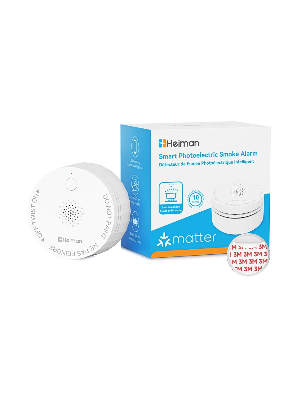 Heiman S1-M Matter Smoke Detector