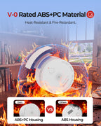 Detectores Humo Heiman Matter S1-S, Alarma Incendio Fotoeléctrica Smart, Certificado UL217-10th, A Pilas, Home Assistant, Mini Portátil Hogar Viaje